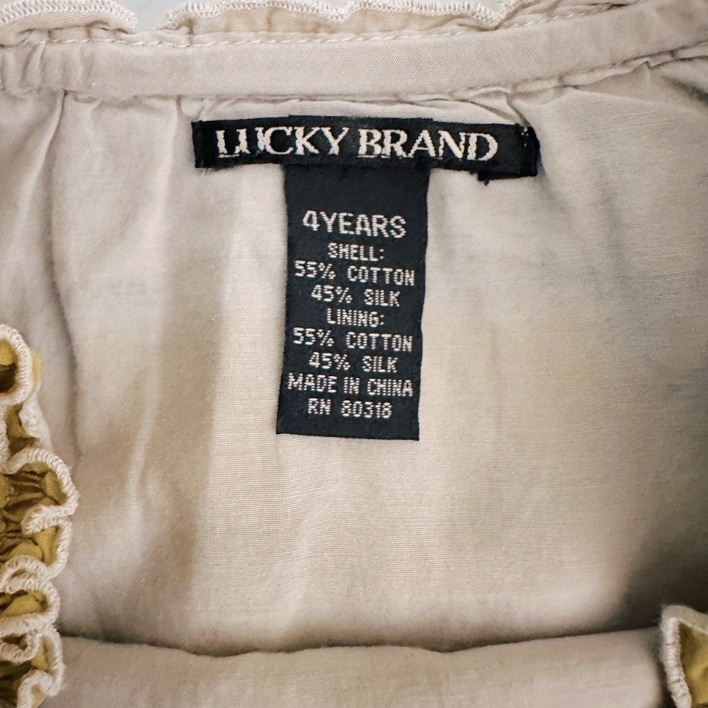 Lucky Brand Silk & Cotton Top - Picture 7 of 7